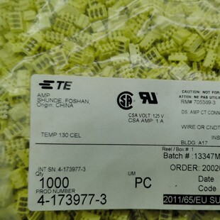 TE/̩��ԭ�b�������B����4-173977-3����26-28AWG3��ĸ��IDC����