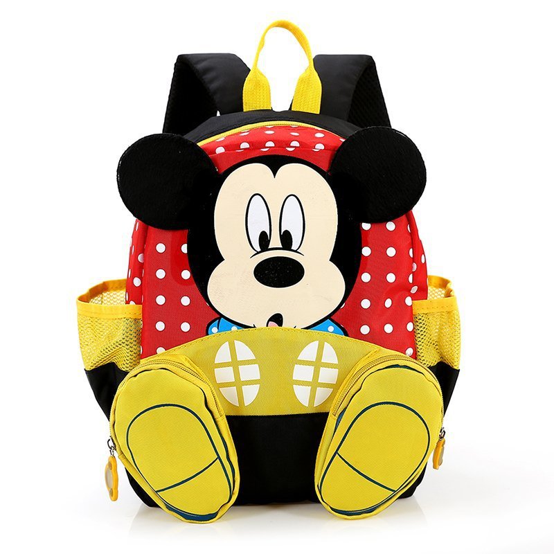 Mochila escolar para niños de dibujos animados lindo bebé kindergarten mochila de reducción de carga niños y niñas estilo occidental pequeña mochila comercio exterior