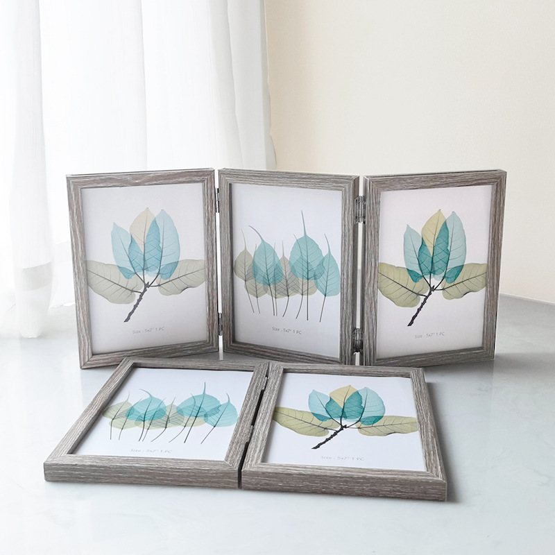 Plant Specimen Photo Frame Creative 80% off 70% off Table Leaf Double-Sided Picture Frame Wooden Kidsren's Frame Wholesale Decorative Frame