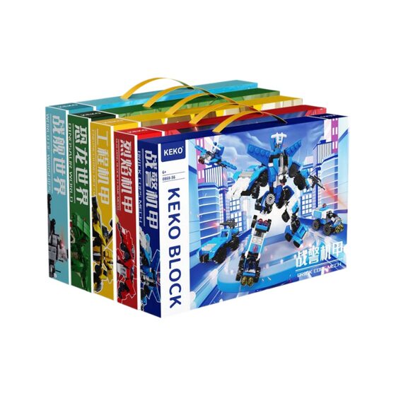 Source origin toys wholesale Chinese-made small particles puzzle assembled building blocks gift box gift suit mix and match wholesale