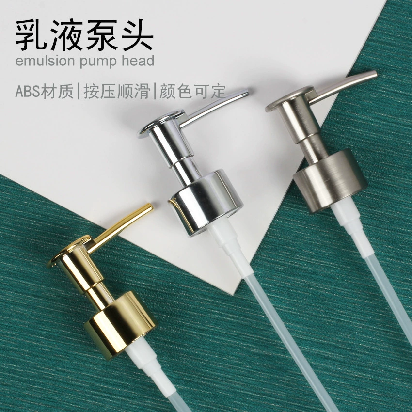 Большая Гальваническая насадка с круглой листовой головкой, эмульсионный насос, ванная комната отеля, дезинфицирующее средство для рук, экструзионная головка, аксессуары для ванной комнаты