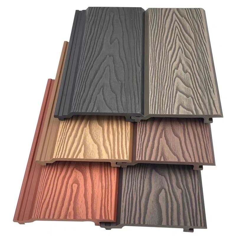 塑木护墙板外墙塑木板塑木广告牌木塑外墙一代木纹木塑护墙挂板