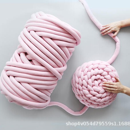New Seamless Core-Spun Cotton Extra-Thick DIY Hand-Knitted Icelandic Yarn for Crochet Handmade DIY