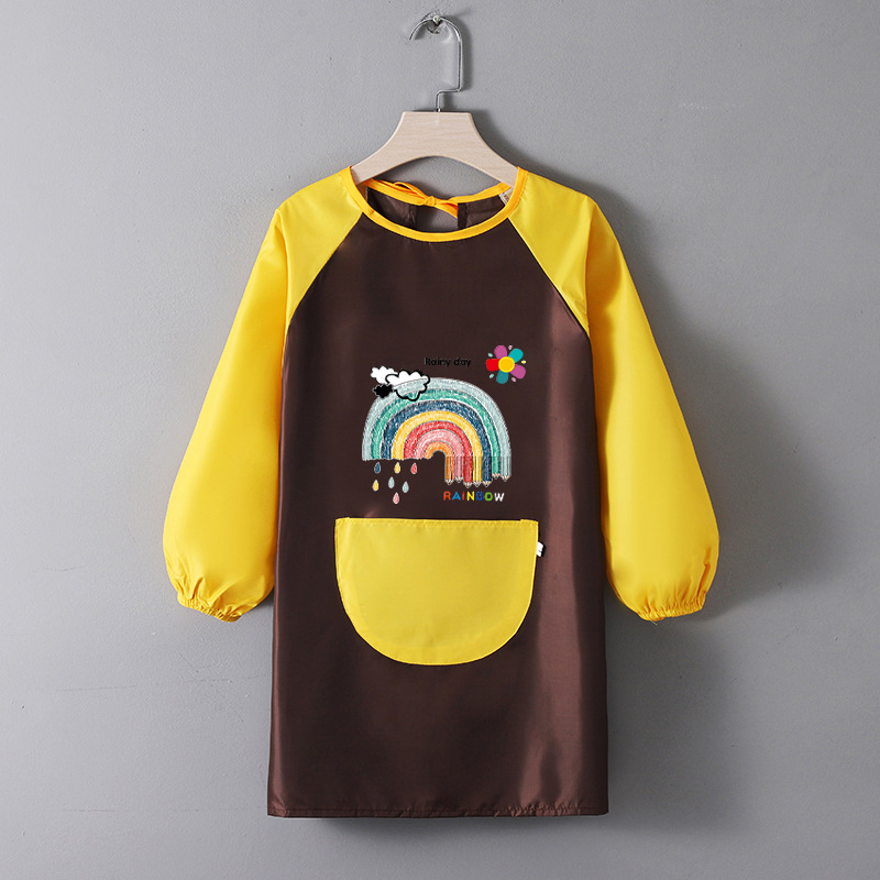 Ab coffee-yellow rainbow pen (two layers of coating / Small size recommended 85-105cm