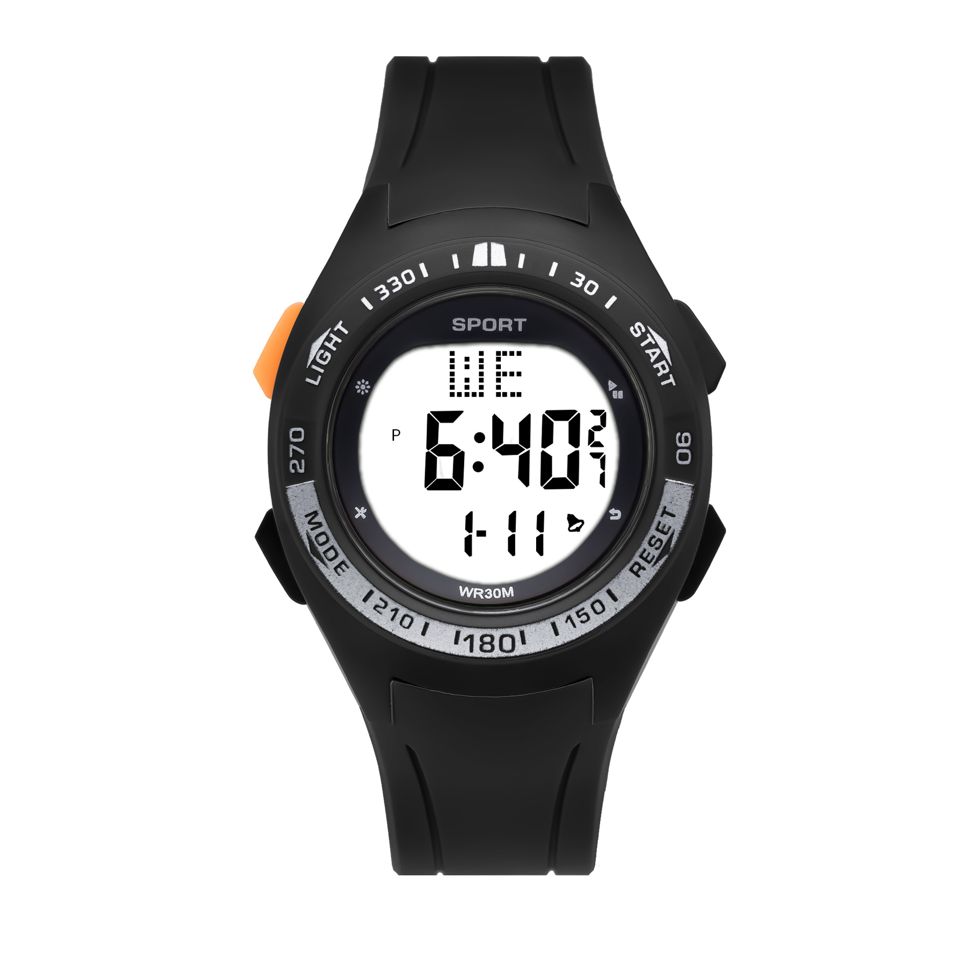 Reloj electrónico simple de los deportes al aire libre para los estudiantes de la escuela secundaria hombres luminosos multifuncionales de moda y mujeres reloj electrónico de moda