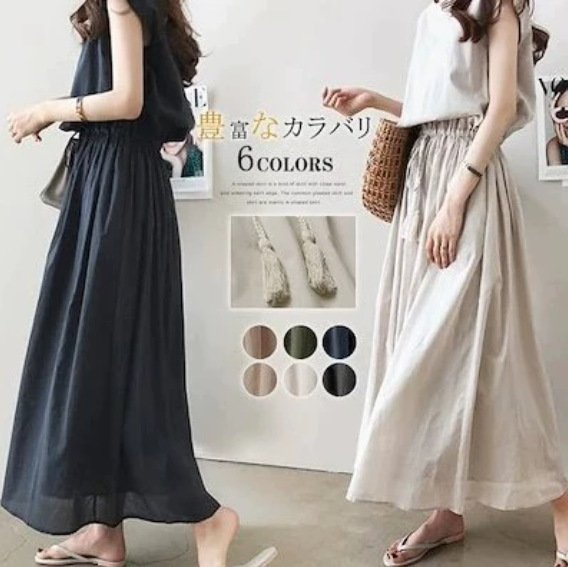 Literary Swing Dress 2025 Summer New Style Waist-Cinching Loose Plus Size Cotton Linen Dress Literary Swing Dress 2025 Summer New Style Waist-Cinching Loose Plus Size Cotton Linen Dress