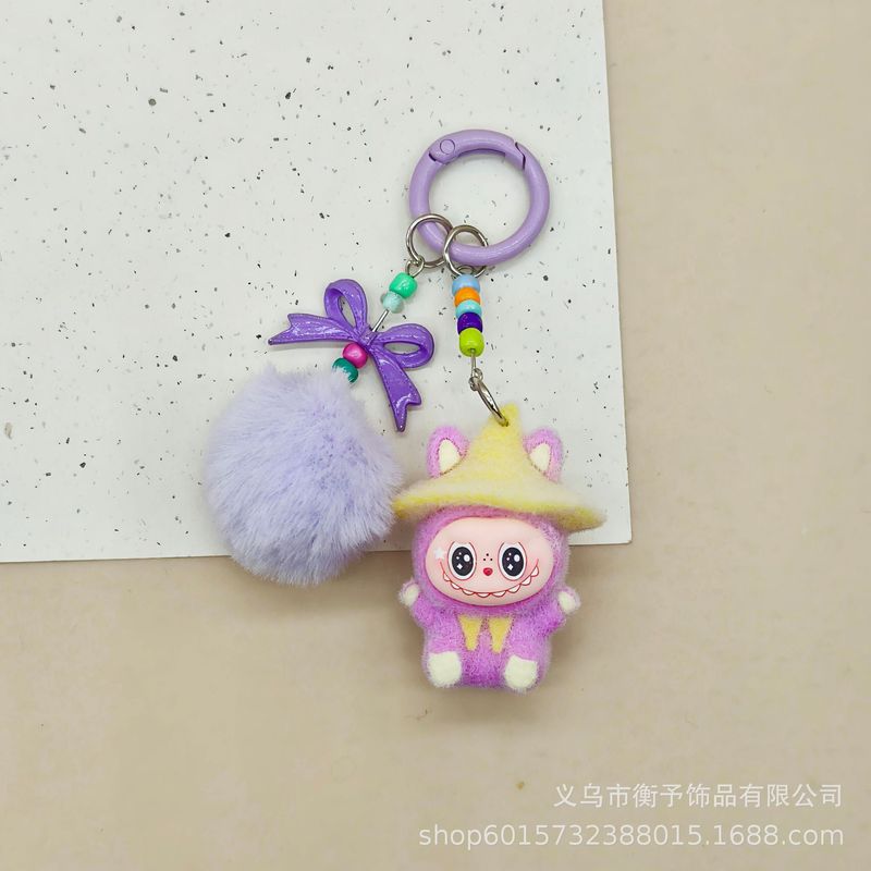 植绒魔术帽布布羊萌粒摆件卡通可爱桌面装饰品潮玩公仔创意小挂件|undefined
