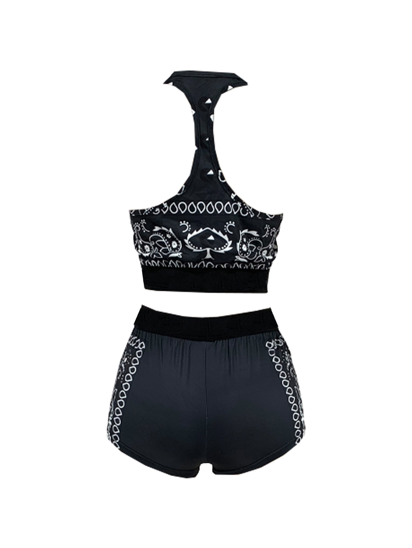 Street Women's Sexy Streetwear Printing Spandex Polyester Shorts Sets Shorts Sets display picture 9