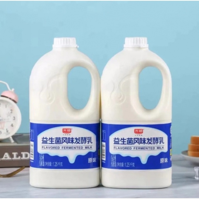 Guangming Yogurt Probiotic Large Tub./Large Tub Breakfast Flavored Fermented Milk Original Flavor Fruit Mix
