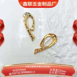 开衫扣子防走光别针扣简约百搭款大小圆形爱心胸针长51mm装饰两用