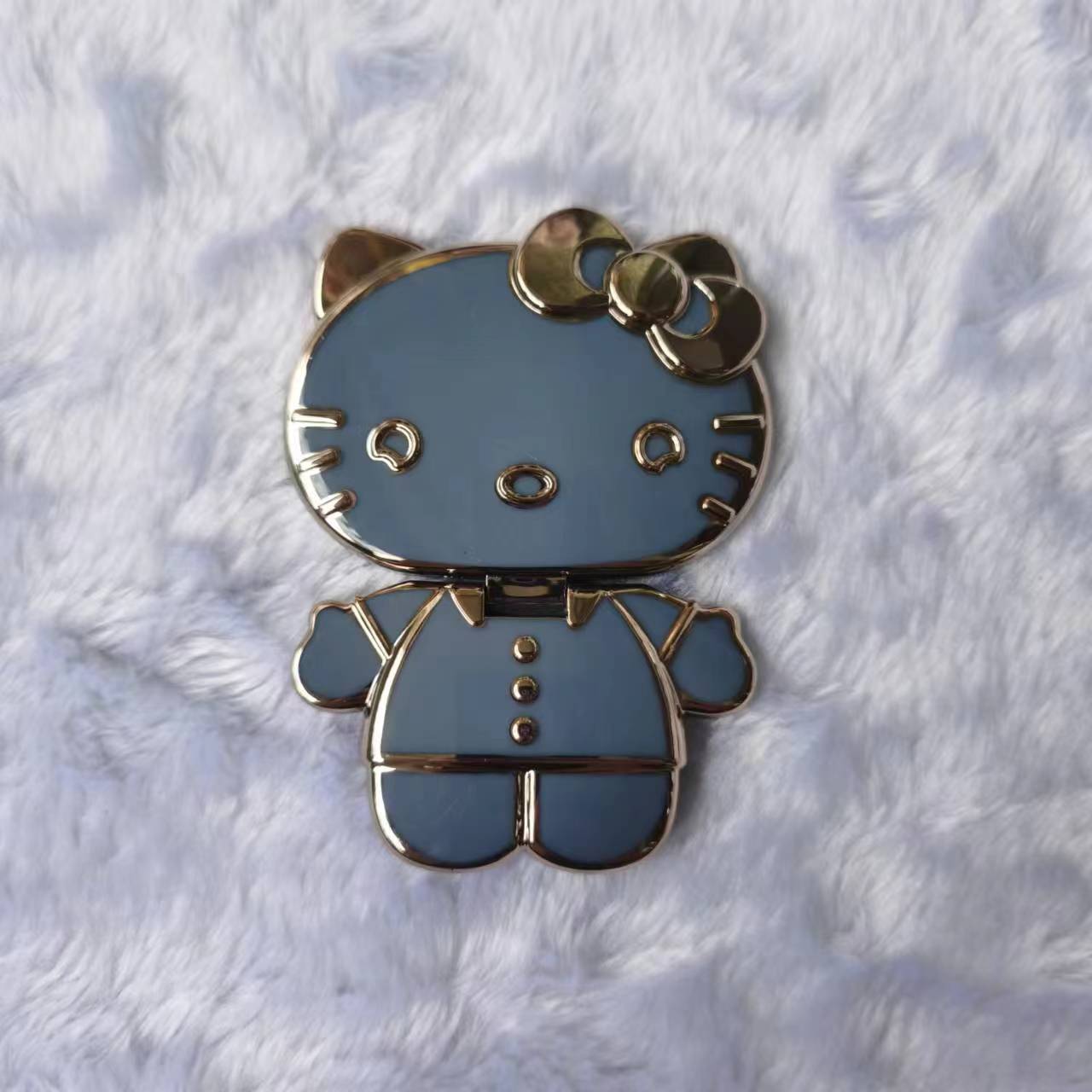 Caso de teléfono móvil universal soporte de succión magnética KT gato maquillaje espejo espalda tipo perezoso soporte conveniente y rápido soporte creativo