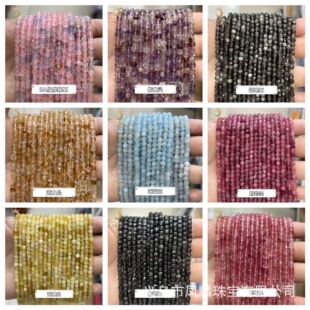 �羳ֱ����Ȼ����4*4mmˮ����ʯ��� DIY�Ʒ������Ʒ�������l