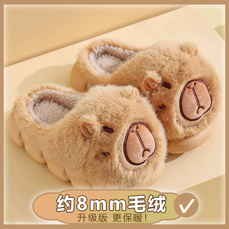 Демисезонные детские тапочки со сумкой для обуви, теплая подкладка, размеры 22–41