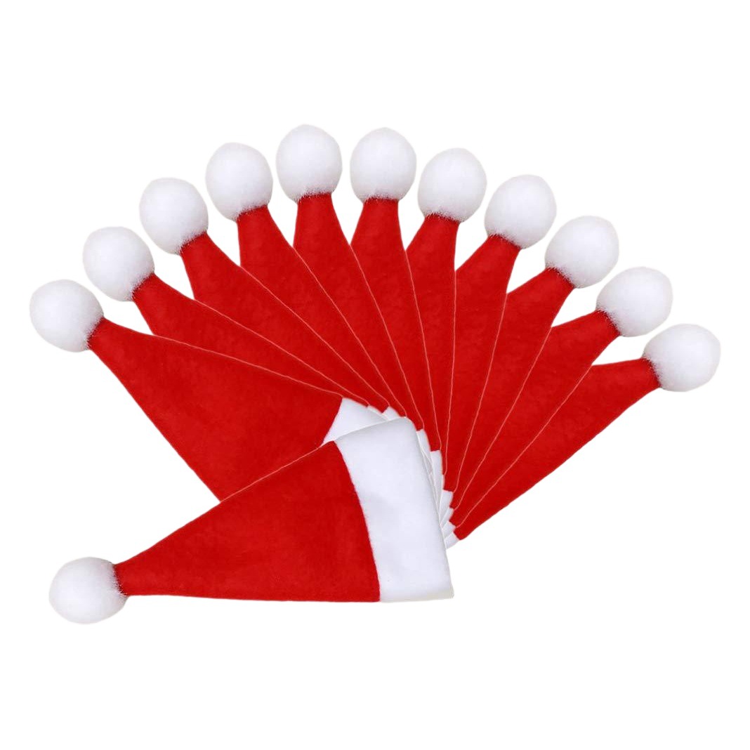 Botella de vino de Navidad decoración Mini sombrero de Navidad vajilla cuchillo y tenedor conjunto no tejido tapa de la botella de vino Comercio exterior fábrica al por mayor
