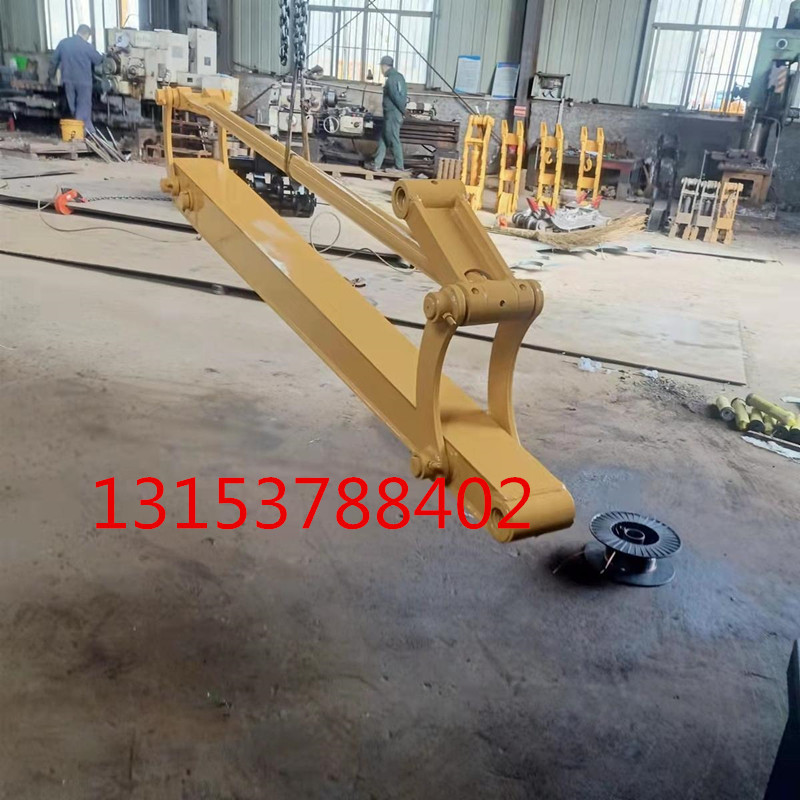 加长臂挖掘机大臂小臂整体加长臂三节臂小臂加长套臂供应加长臂