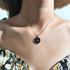 Alloy dripping geometric love Moonlight Star Divine Permination Complex Female Celacoli Necklace