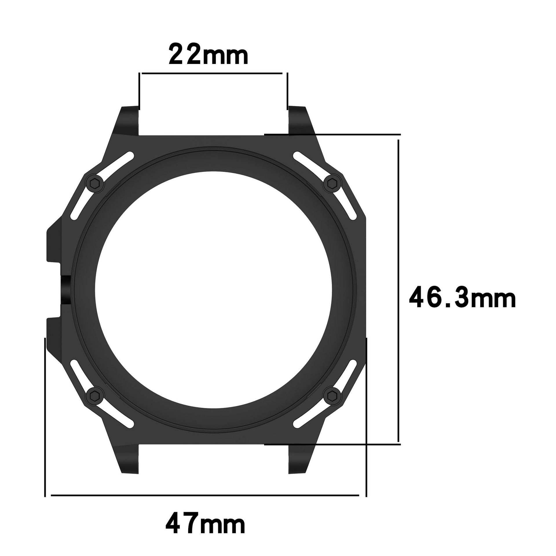 Xinyuan Shuntong is suitable for Huawei watch GT Cyber protective cases. The GT Cyber watch case is compatible with a 22MM watch frame Item Picture