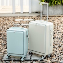 多功能前置开盖行李箱女小型20寸商务拉杆箱男登机密码箱旅行箱24