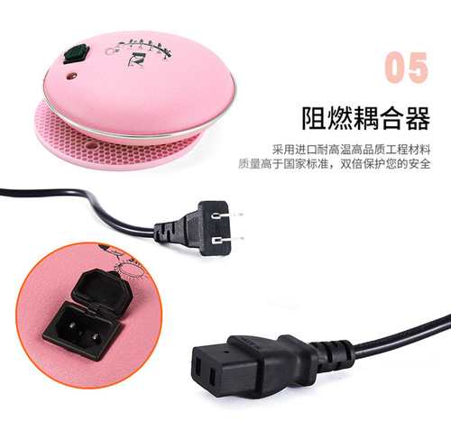 WI25 wholesale popular new product electric heater hand warmer foot warmer electric cake wholesale electric heater discus waist warmer color