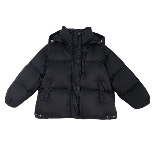 Girls Dupont three-proof down jacket  autumn and winter new children's 90 white duck down hooded jacket warm top