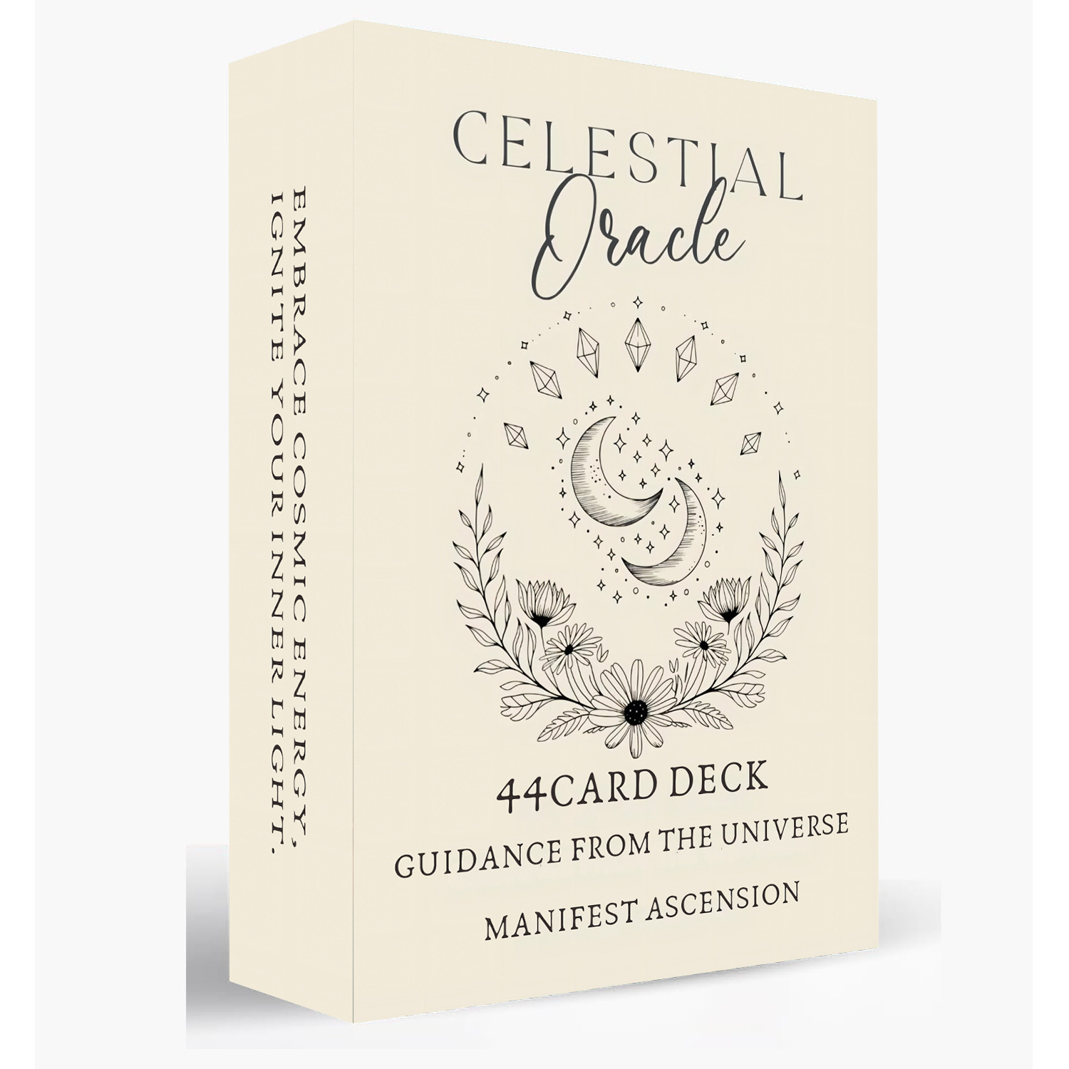 Bestseller: Cross-Border Dark Fantasy English Tarot Cards For Beginners, Celestial Oracle_voghion.com