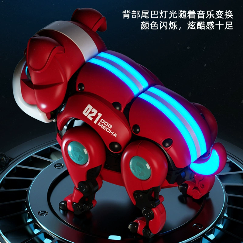 Умная роботизированная собака, музыкальная лёгкая механическая игрушка, питомец, оптовая продажа