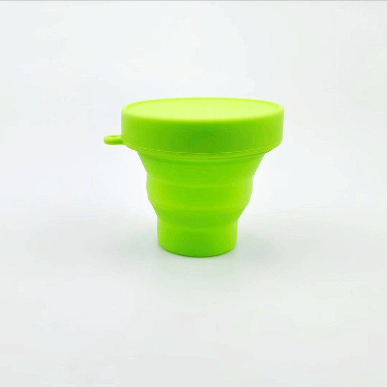 Al aire libre de viaje plegable taza de agua de silicona enjuague bucal taza retráctil de viaje mini taza de agua portátil comprimido taza plegable