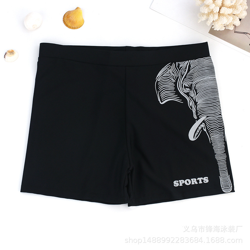 碧海缘男游泳裤泳装男士厂家时尚沙滩温泉防尴尬弹性游泳馆平角裤