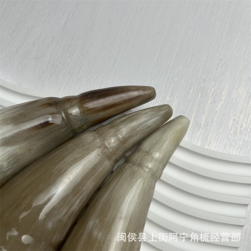 Horn Comb Long Hair Washing Comb Massage Comb Gua Sha Board Meridian Head Therapy Comb 15-20CM key features