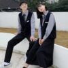 Class clothes College wind suit Autumn student Senior high school student ins graduation skirt Korean Edition girl student England school uniform