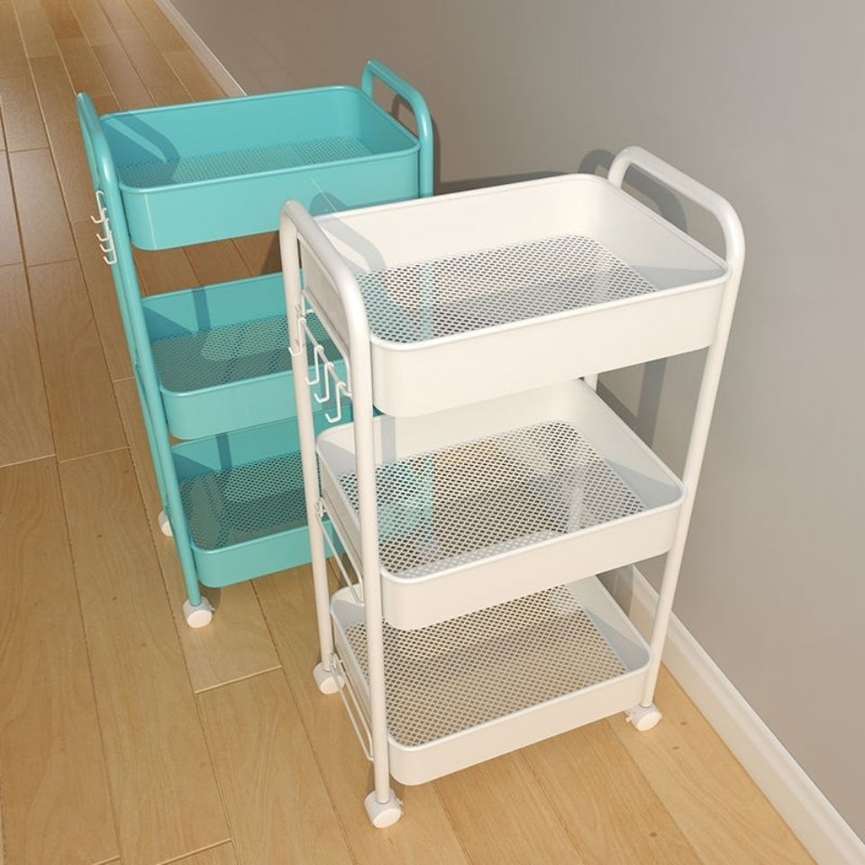 Storage Rack Trolley Kitchen Floor Multi-layer Movable Bathroom Bathroom Storage Rack Bedroom Snack Storage Rack