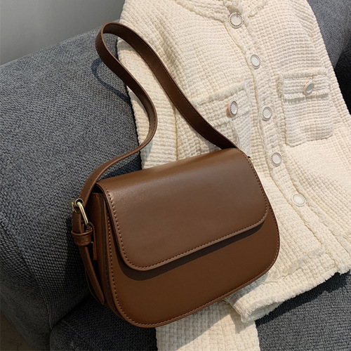 One-piece drop-shipping small bag for women 2024 new trendy fashion temperament simple one-shoulder crossbody bag retro small square bag