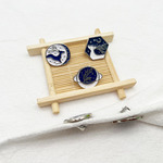 麋鹿胸针DIY饰品衣领别针金属免钉扣异形胸章金属滴胶烤漆徽章