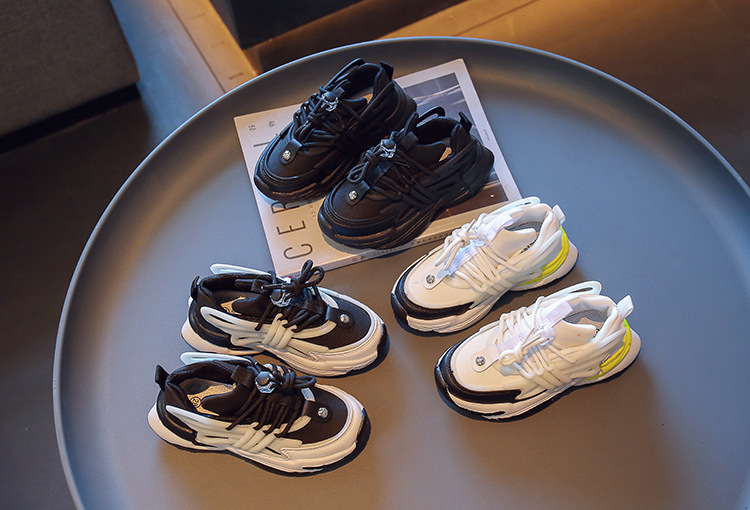 Boy's Fashion Stripe Running Shoes display picture 1