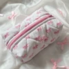 With bow, fuchsia