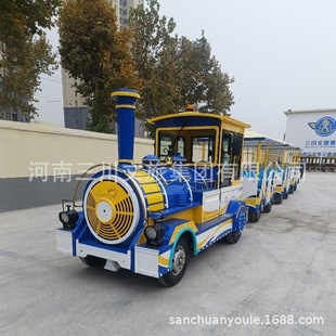 Outdoor Scenic Spot Rail-Free Sightseeing Electric Passenger Train Shopping Mall Park Children's Playground Square Amusement Equipment