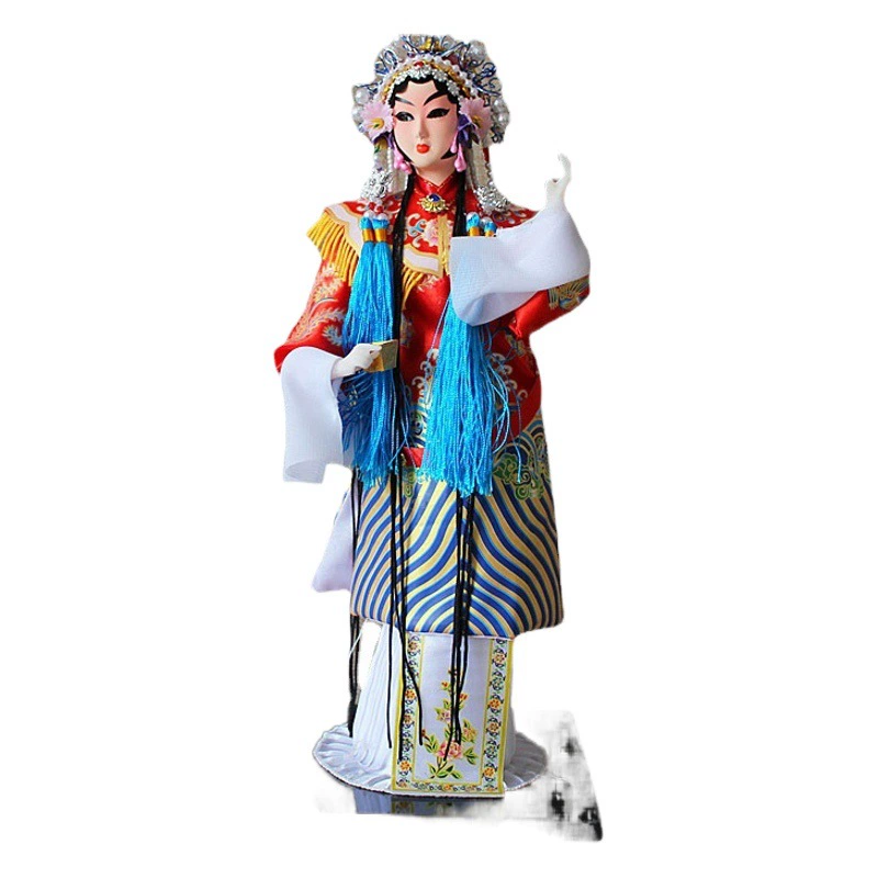 Китайский стиль Пекинская опера Кукла Украшения Шелковая кукла Пекин Рекомендуемый подарок для иностранцев Хуан Кукла Подарок Тан Ли