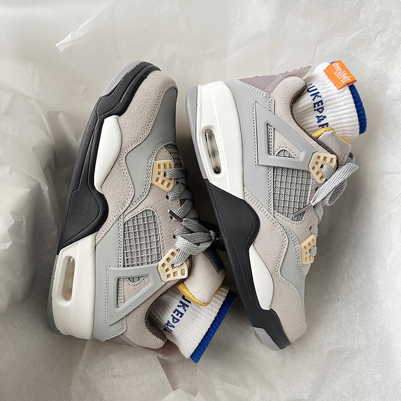 National trend shoes men's ins trend Hong Kong style new splicing couple air cushion running shoes trendy versatile sports casual shoes