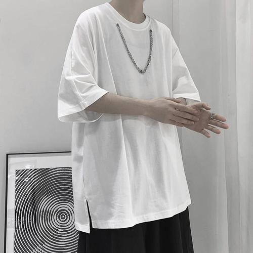 Designer T-shirt for Men, Trendy Brand, Versatile, Instagram Style, Hong Kong Style, Summer Short Sleeve Top, Loose Fit, Summer Clothing T-shirt