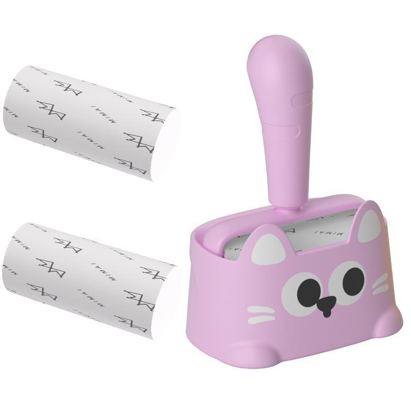 Roller adhesivo de pelo tipo desgarrado reemplazable papel rodante cepillo adhesivo de pelo para eliminar el pelo de gato ropa doméstica de limpieza de pelo artefacto mágico