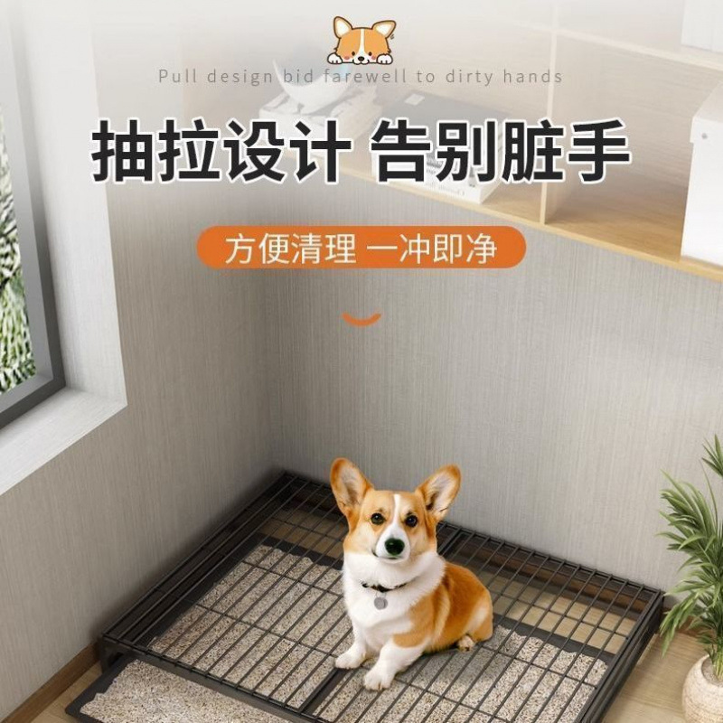 Inodoro tipo cajón para perros grandes y medianos para perros grandes y medianos para mascotas de lavado integral lavabo de arena lavabo urinario lavabo