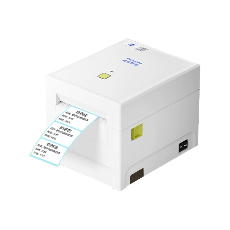 Принтер этикеток QiRui QR348 коммерческий Bluetooth самоклеящаяся терм paper для еды одежды экспресс электронная лапша лист