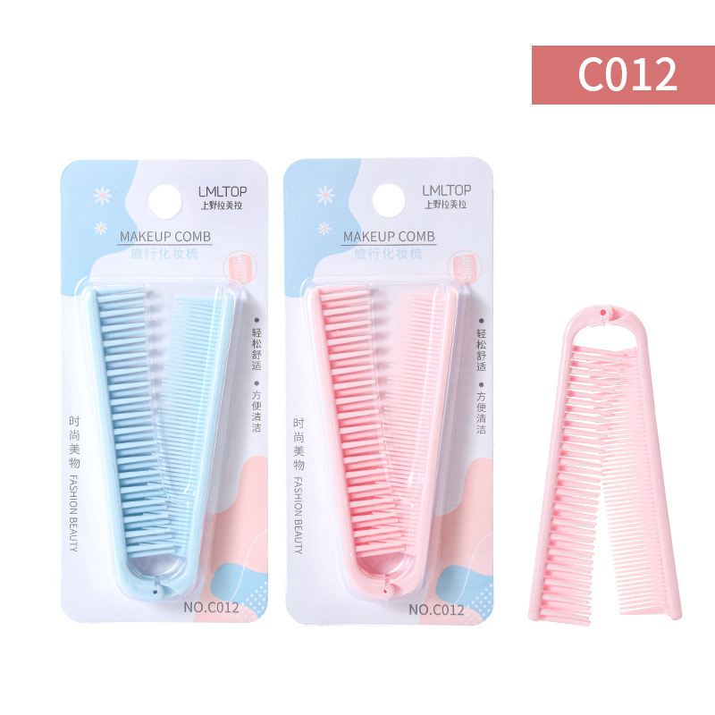 C012 peine plegable (azul)