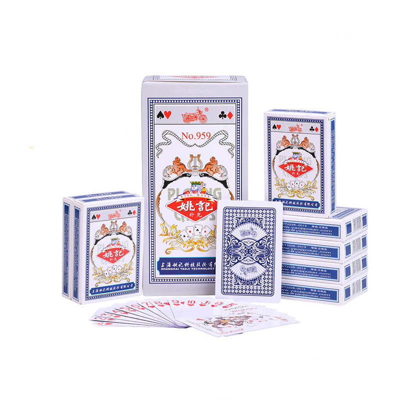 上海姚记扑克牌整箱100副便宜原厂加硬纸牌正品牌休闲棋牌室|undefined