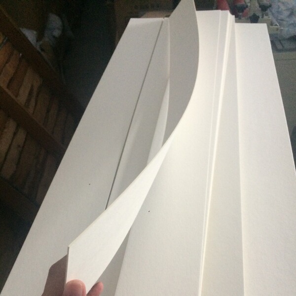 Empty water-absorbing paper sheet