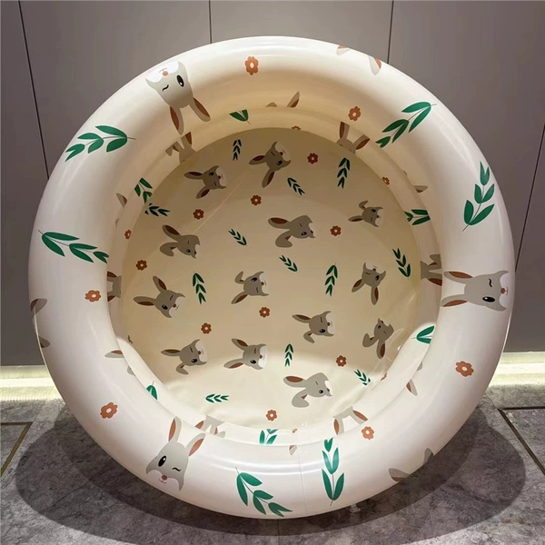 Retro beige curved rabbit pool
