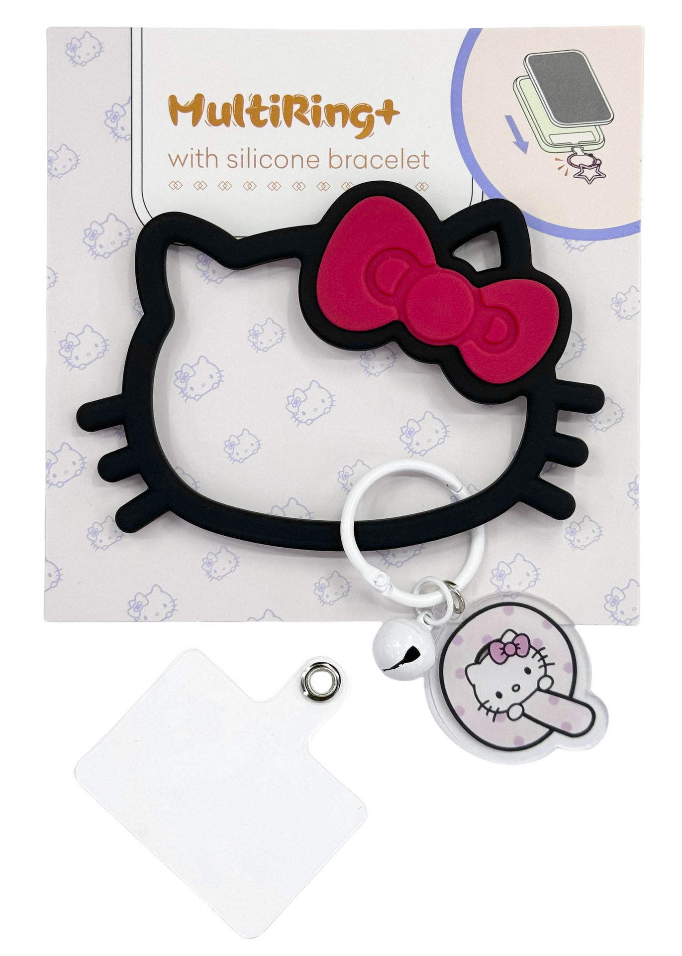 Buca hecha a mano ins viento de alta calidad Kitty gatos pulsera de silicona móvil colgante de moda corto colgante
