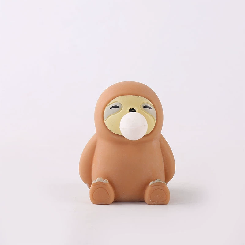 Мультяшная игрушка, слизь, пластиковая кукла, антистресс