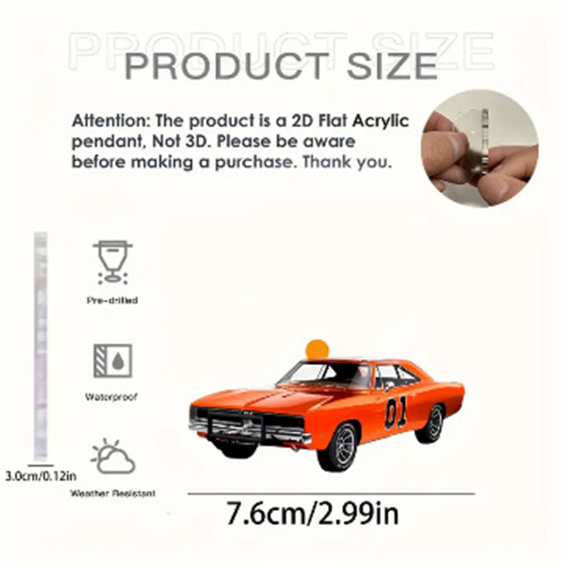 Nuevo plano acrílico transfronterizo para adorable té de leche gatos colgantes de automóviles fiestas colgantes de decoración del hogar