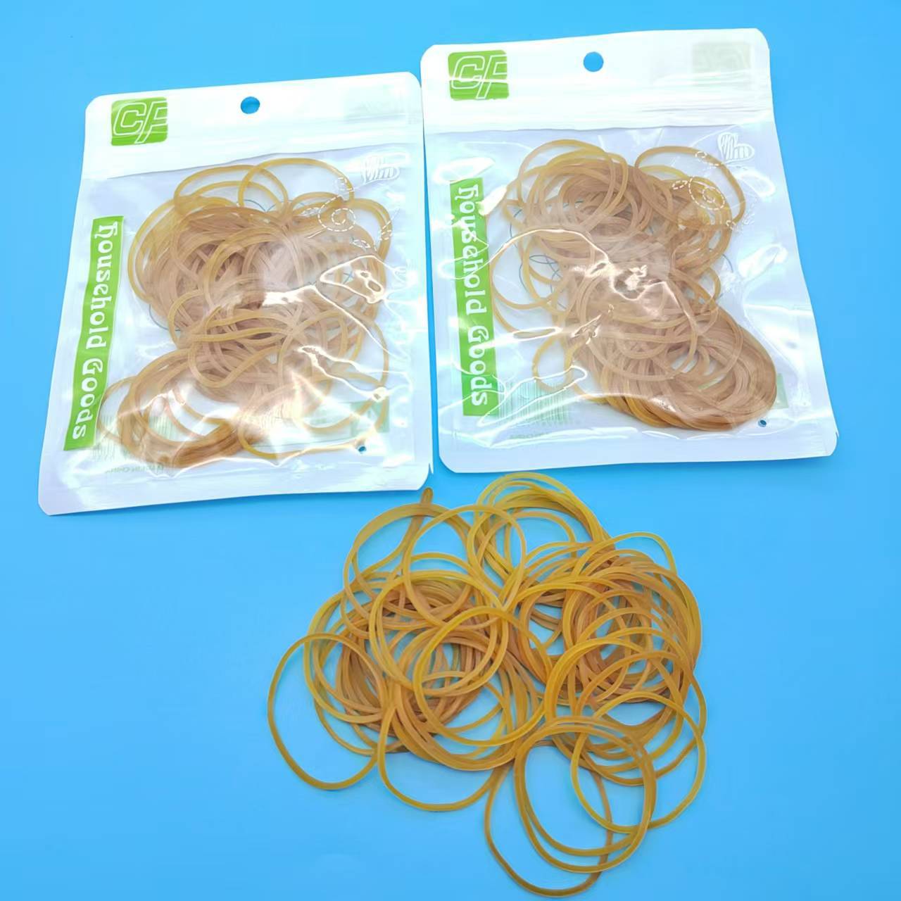 黄皮筋捆扎绳办公用品黄皮筋 学生用品 橡皮筋两元店日用百货批发